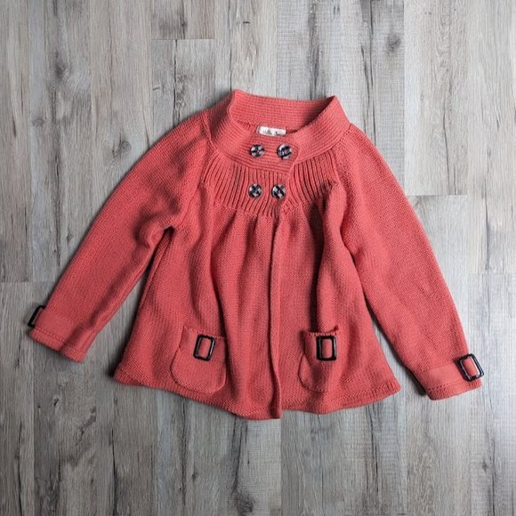 Matilda Jane Other - 3/$20 Matilda Jane Coral Flutterby Wing Knit Sweater, Size 6